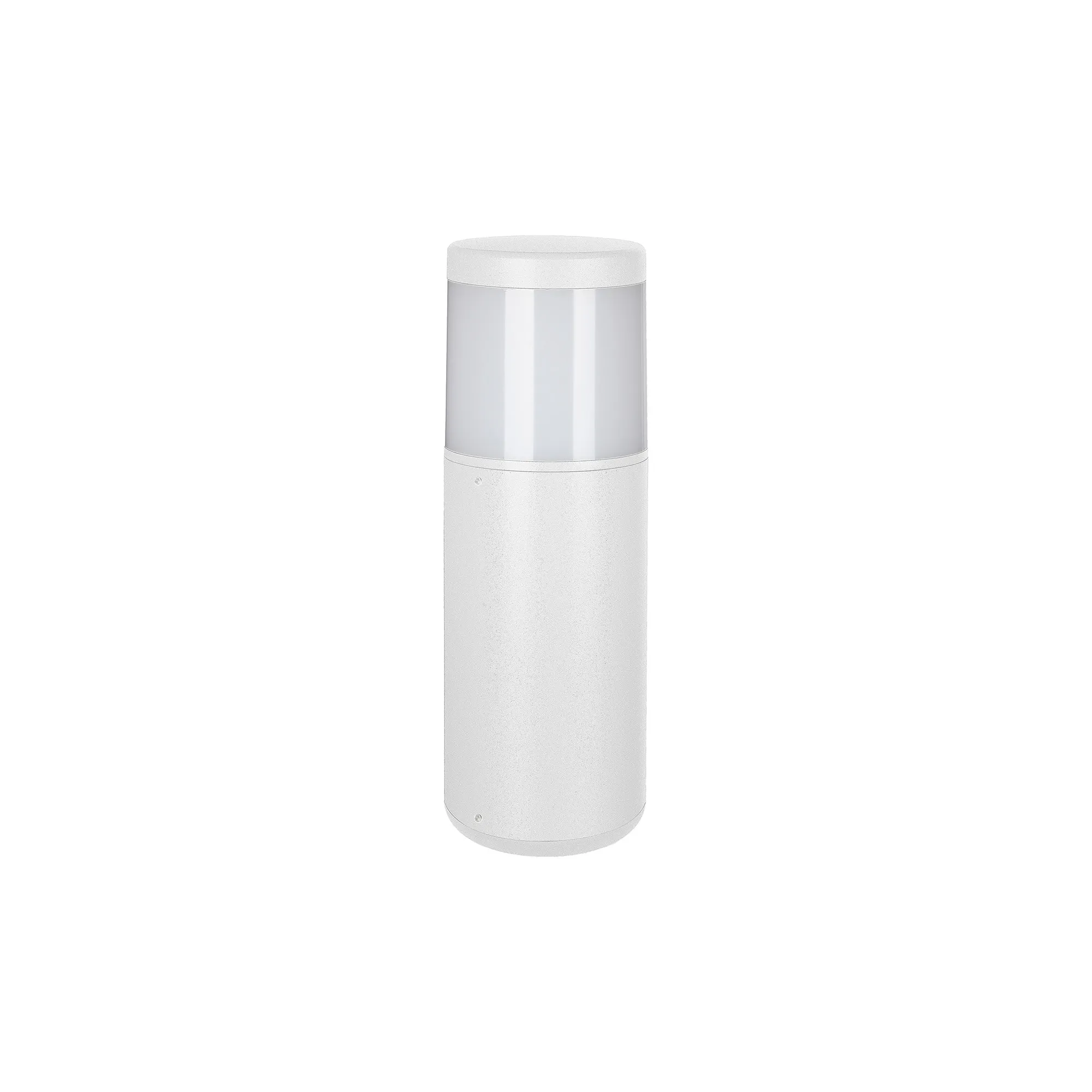 M8845  Chicago 35cm Round Post Lamp, 1 x E27, IP65, Matt White